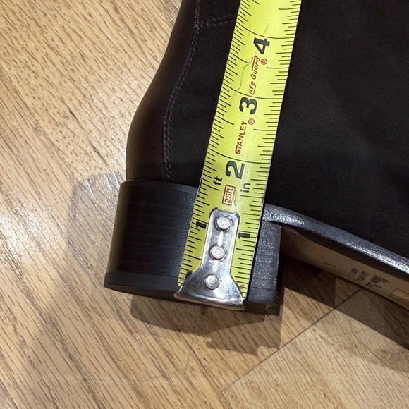 Le Pepe Italian brown suede leather over the knee boots Camoscio Fondente NEW - Picture 10 of 13